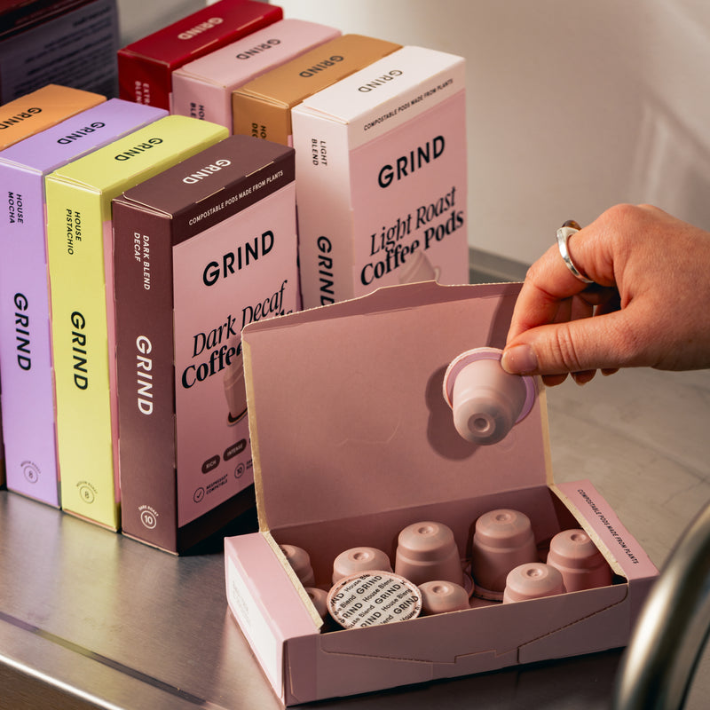Silver Tin of Nespresso® Compatible Coffee Pods image