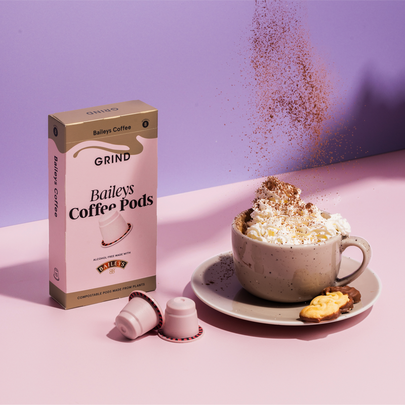 Grind x Peanuts Tin of Compostable Coffee Pods image