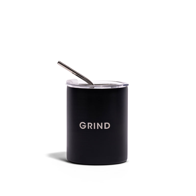 Black Reusable Stainless Steel Coffee Cup image