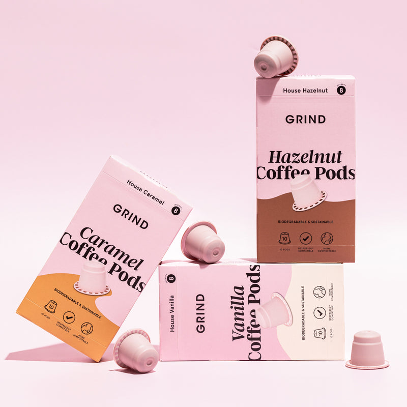 Grind x Peanuts Tin of Compostable Coffee Pods image